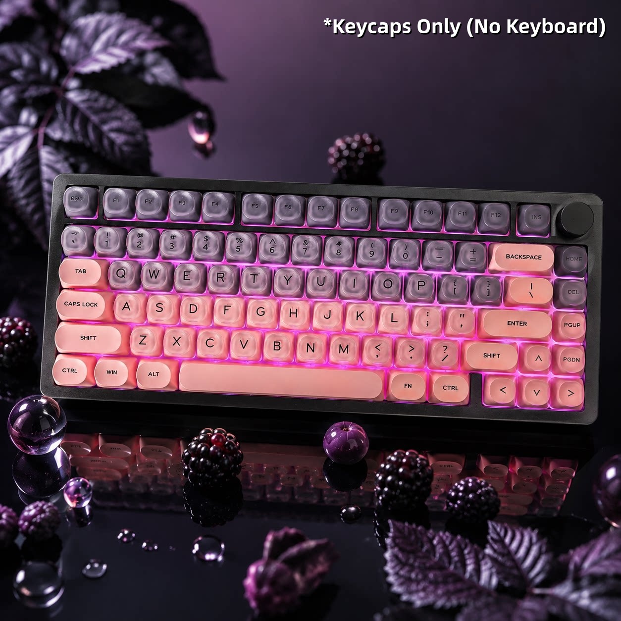Black Pink Gradient Crystal Ke - đánh giá và giá Gaming Accessories Aesthetic