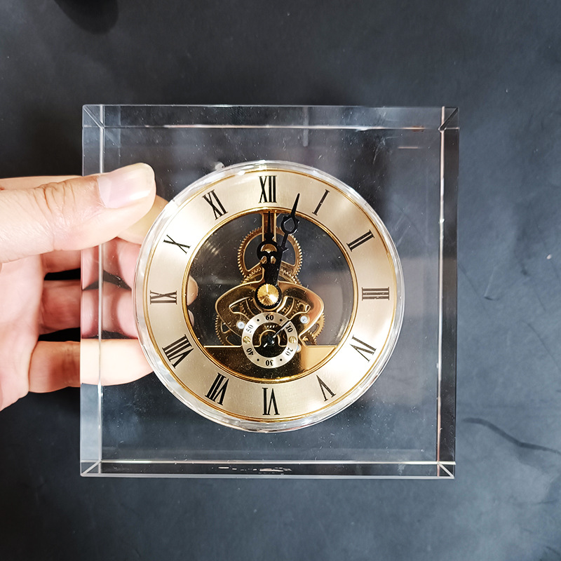 Crystal Silent Table Clock Lux - đánh giá và giá Accessories For Your Gaming Room