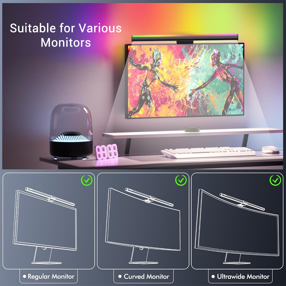 Wifi Computer Lightbar Monitor - đánh giá và giá Accessories For Your Gaming Room