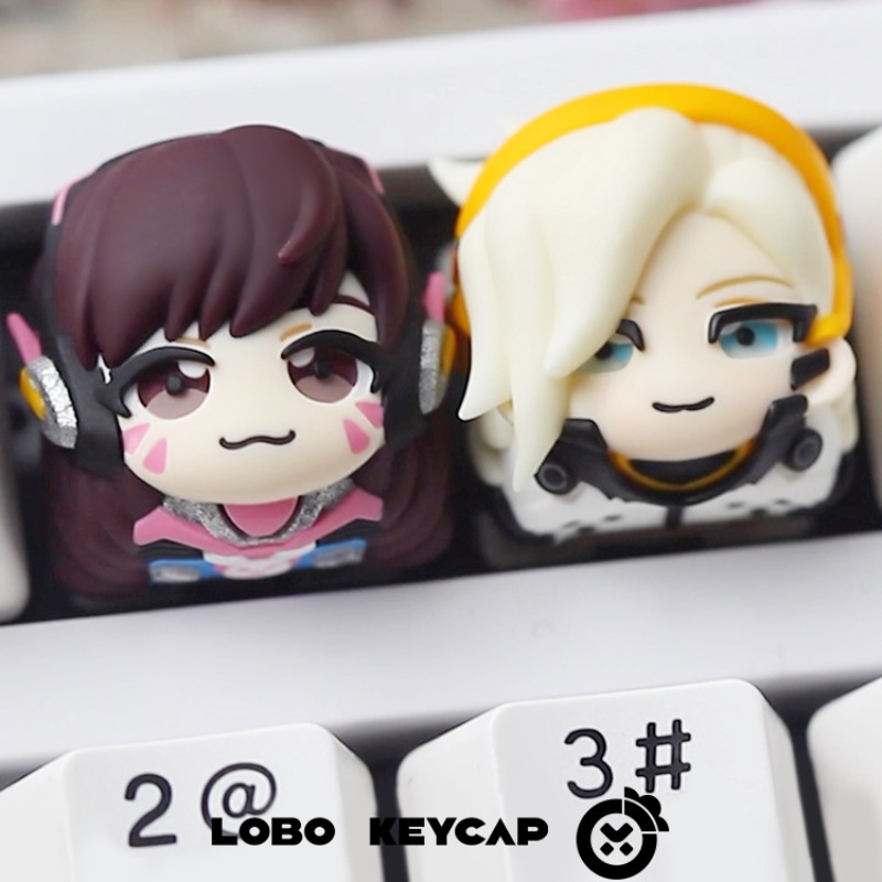 OW Kiriko & D.Va Resin Artisan - đánh giá và giá Gaming Accessories Aesthetic