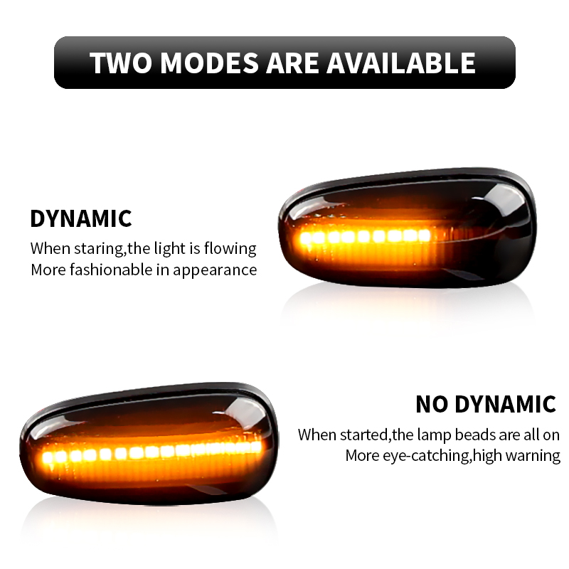 2PCS LED Dynamic Side Marker L - đánh giá và giá Gaming Accessories Rack