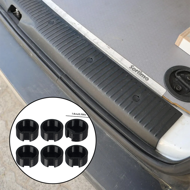 6pcs Car Tailgate Trim Cover F - đánh giá và giá Gaming Accessories Rack